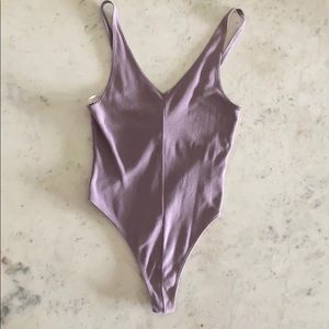 Lavender rubbed Bodysuit